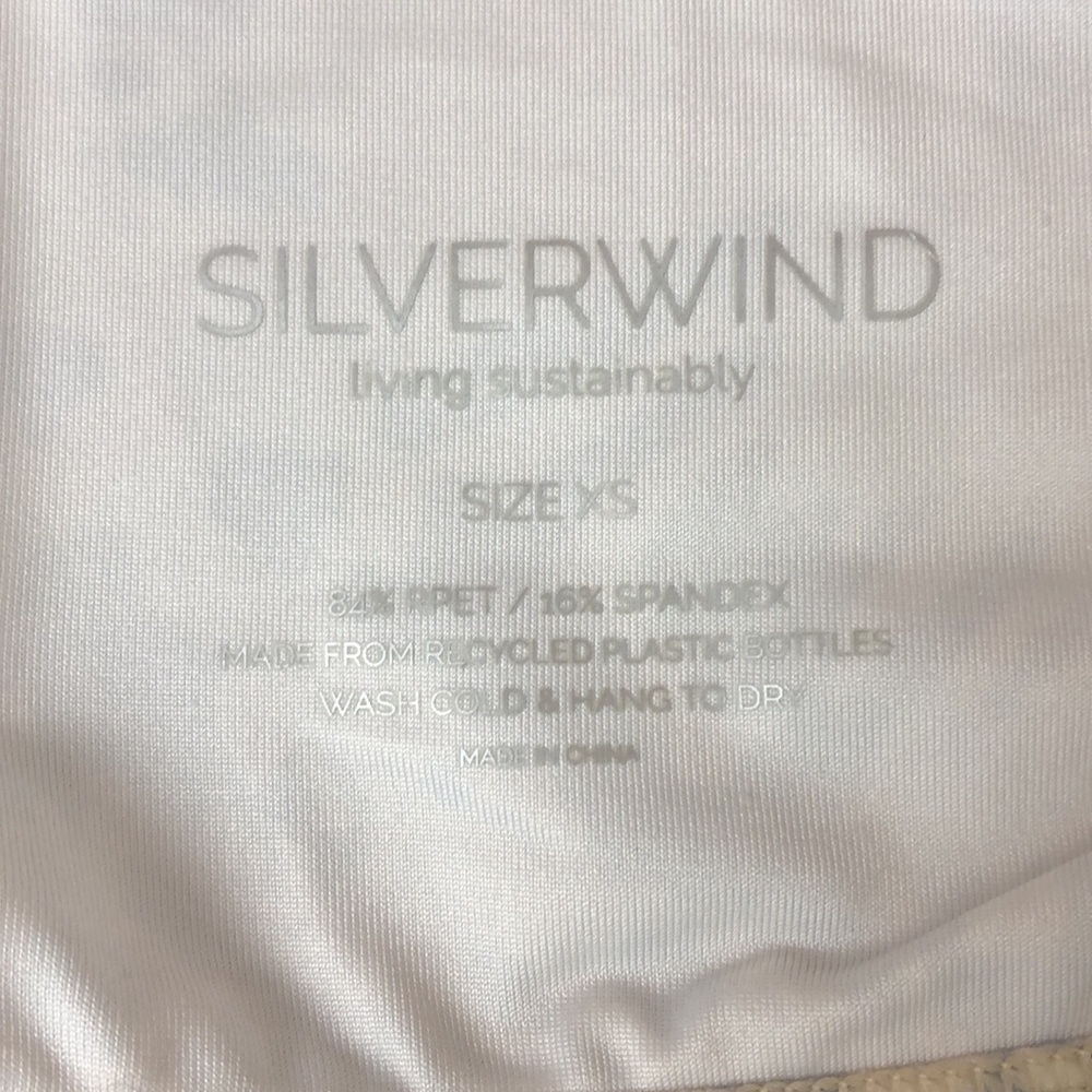 Silverwind Living Sustainably Wrap Long Sleeve Crop Top Size XS NEW - Picture 5 of 5